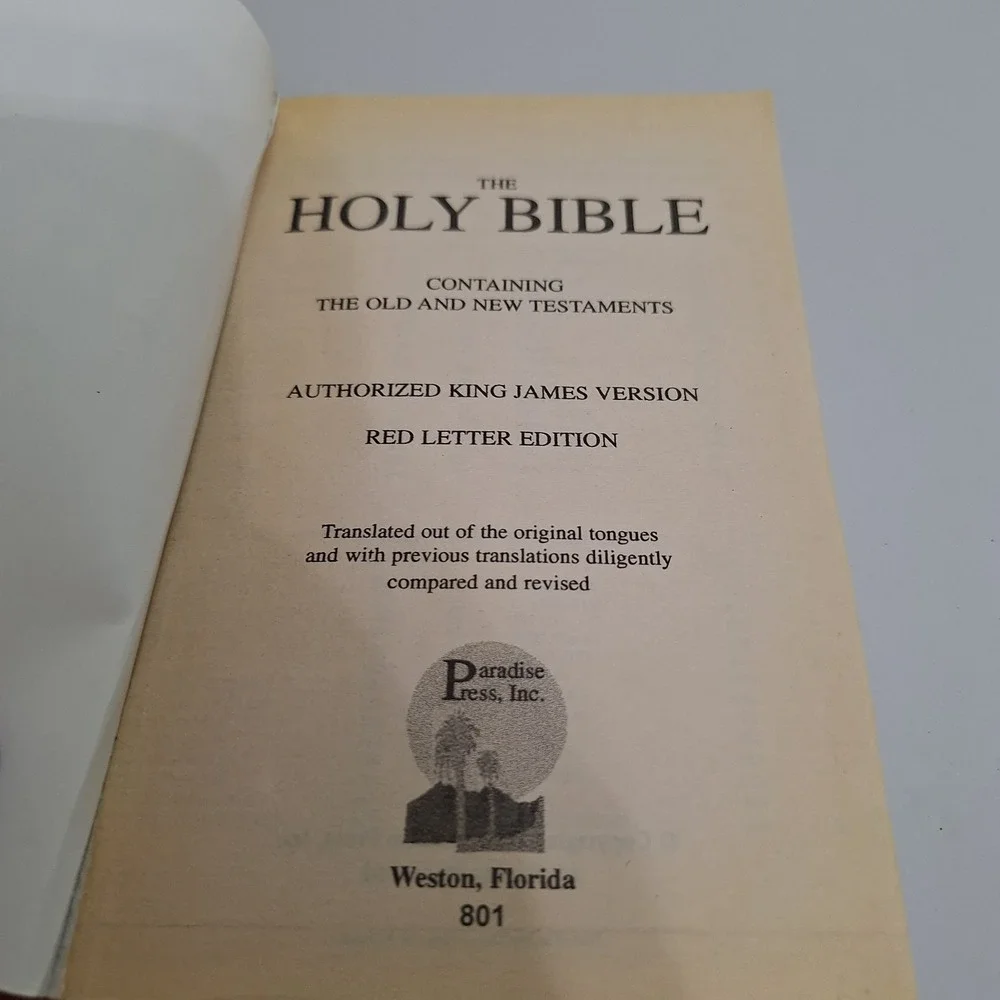 N/A holy bible